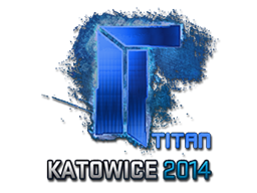 Наклейка Titan голографическая Катовице 2014 КС ГО Купить